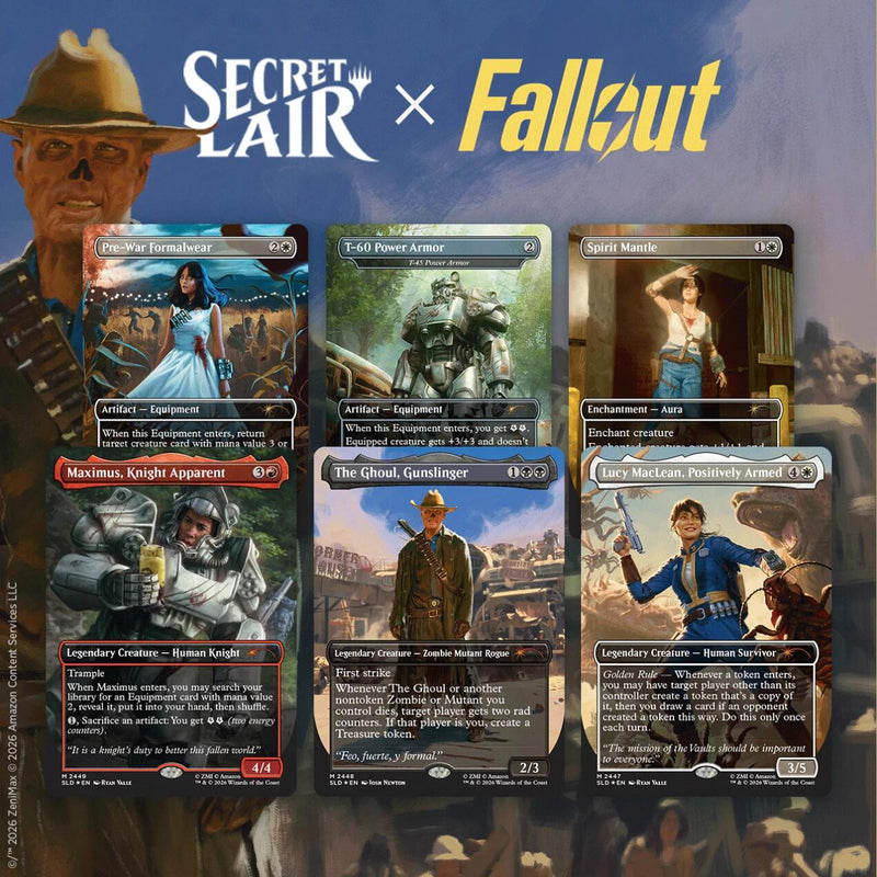 Secret Lair: Serie de Drops - Secret Lair x Fallout (Más allá de la Bóveda 33 - Edición no Foil)
