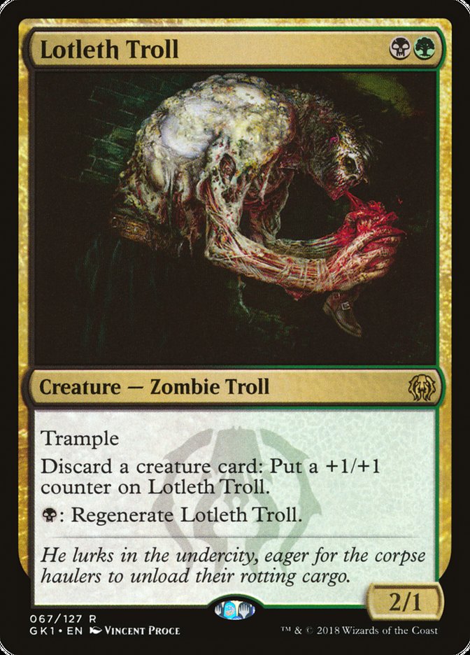 Troll de Lotleth [Kit de guilde Guildes de Ravnica]