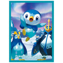 Protectores de cartas - Piplup & Potaishi & Empoleon (Paquete de 64) (Exclusivo de Pokémon Center Japón)