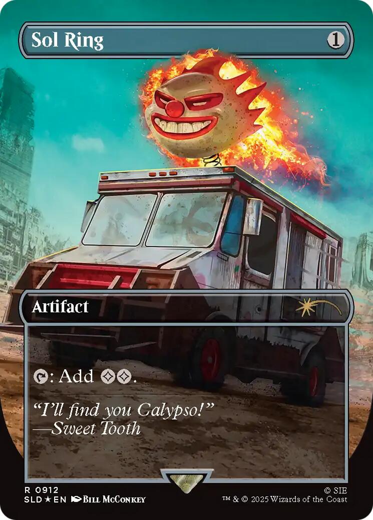 Secret Lair: Drop Series - Secret Lair Promo x Twisted Metal (Sol Ring - Rainbow Foil Edition)