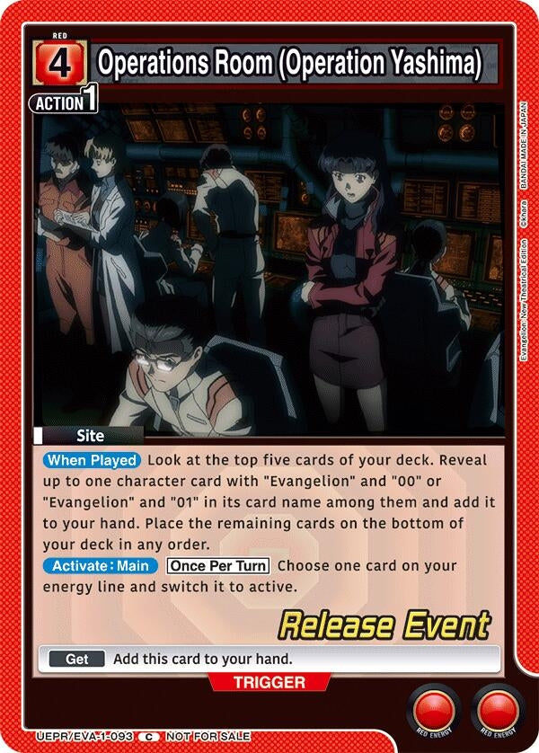 Image for Operations Room (Operation Yashima) (UEPR/EVA-1-093) (UE15BT_RE) - Union Arena