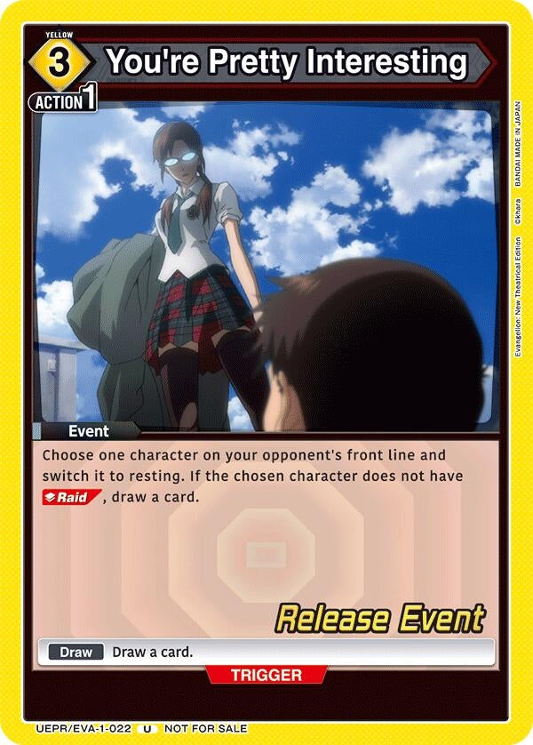 Image for You're Pretty Interesting (UEPR/EVA-1-022) (UE15BT_RE) - Union Arena