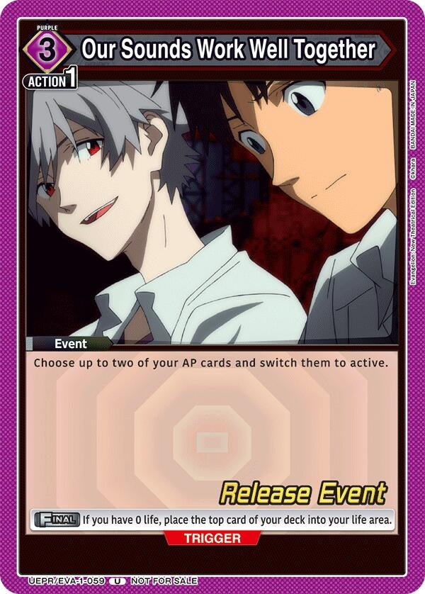 Image for Our Sounds Work Well Together (UEPR/EVA-1-059) (UE15BT_RE) - Union Arena