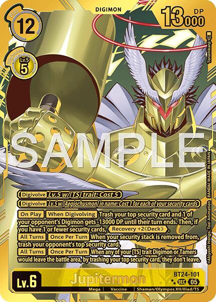 Jupitermon [BT24-101] (Tirage rare) [Time Stranger]