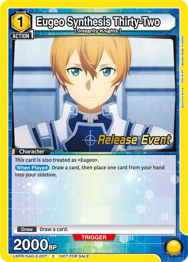 Image for Eugeo Synthesis Thirty-Two (UEPR/SAO-2-007) (UEX06BT_RE) - Union Arena