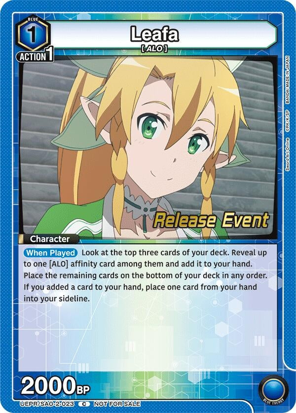 Image for Leafa (023) (UEPR/SAO-2-023) (UEX06BT_RE) - Union Arena