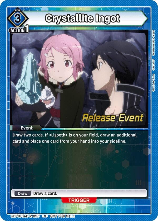 Image for Crystallite Ingot (UEPR/SAO-2-025) (UEX06BT_RE) - Union Arena