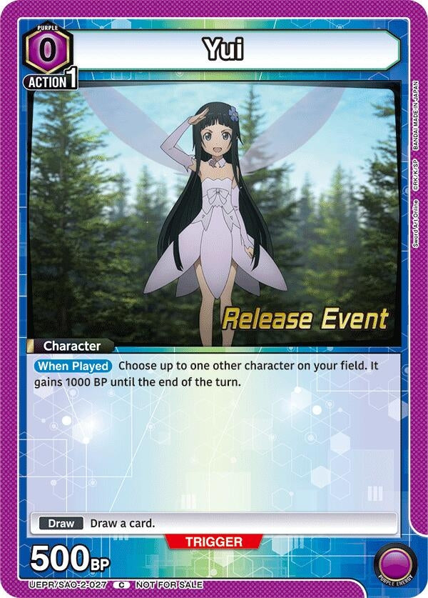 Image for Yui (027) (UEPR/SAO-2-027) (UEX06BT_RE) - Union Arena