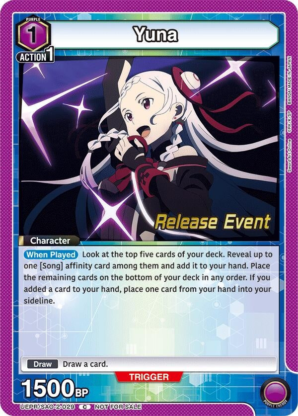 Image for Yuna (029) (UEPR/SAO-2-029) (UEX06BT_RE) - Union Arena