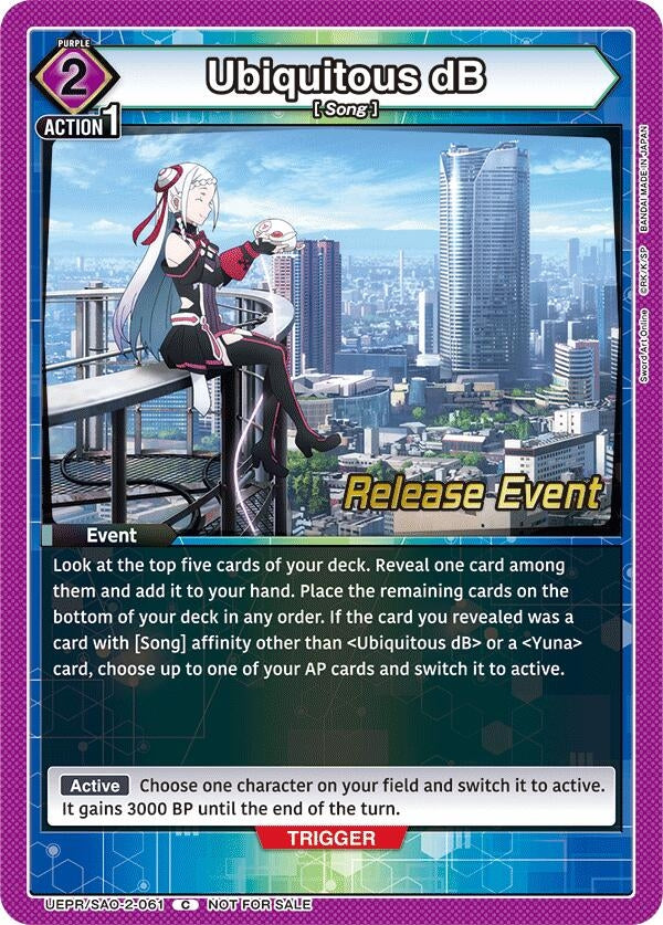 Image for Ubiquitous dB (UEPR/SAO-2-061) (UEX06BT_RE) - Union Arena