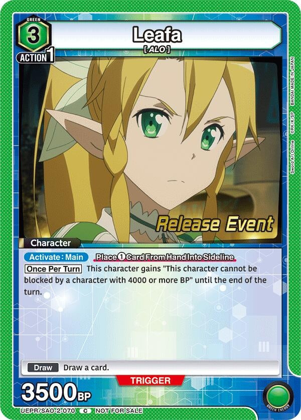 Image for Leafa (070) (UEPR/SAO-2-070) (UEX06BT_RE) - Union Arena