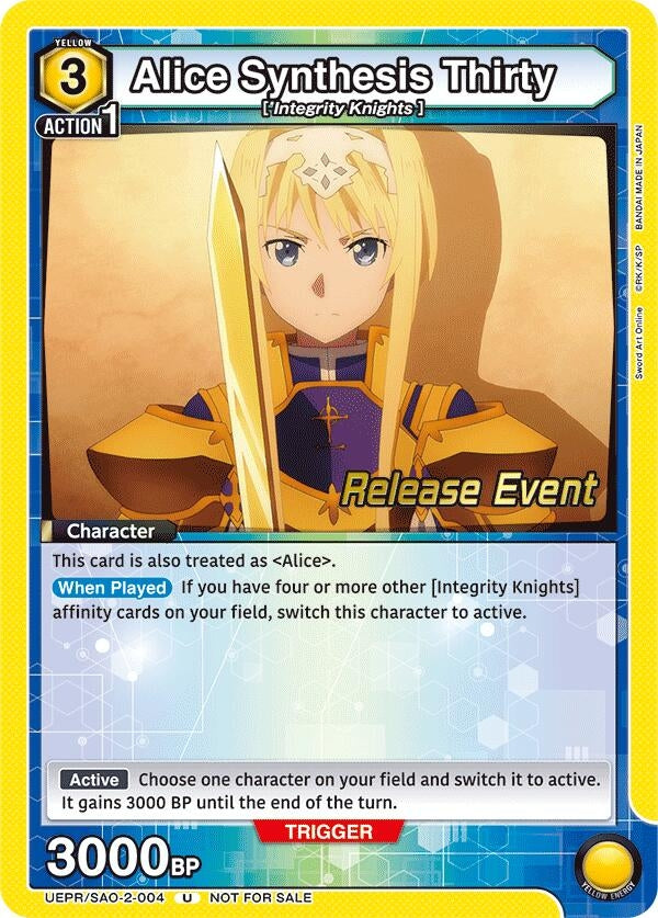 Image for Alice Synthesis Thirty (UEPR/SAO-2-004) (UEX06BT_RE) - Union Arena
