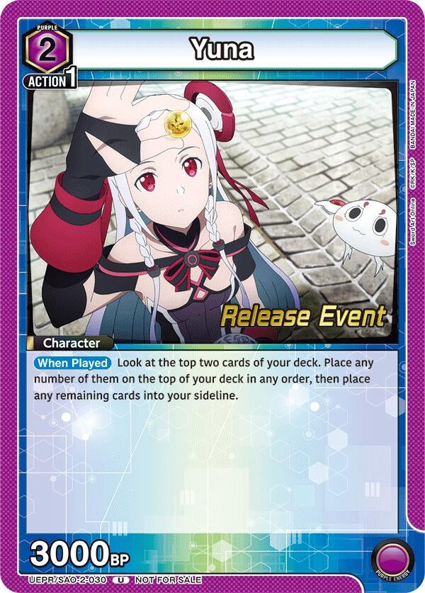 Image for Yuna (030) (UEPR/SAO-2-030) (UEX06BT_RE) - Union Arena