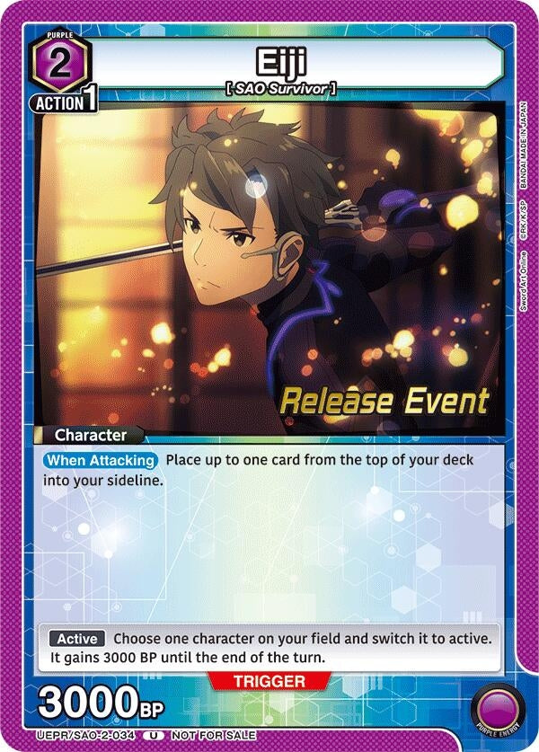 Image for Eiji (UEPR/SAO-2-034) (UEX06BT_RE) - Union Arena