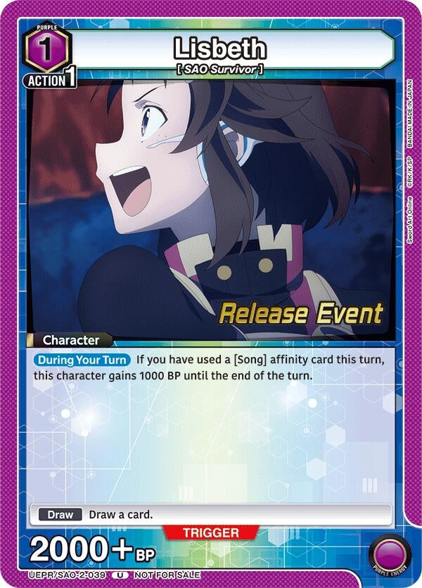 Image for Lisbeth (039) (UEPR/SAO-2-039) (UEX06BT_RE) - Union Arena