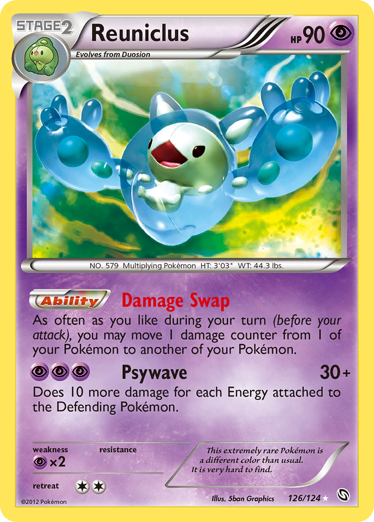 Reuniclus (126/124) [Noir & Blanc : Dragons Exaltés]