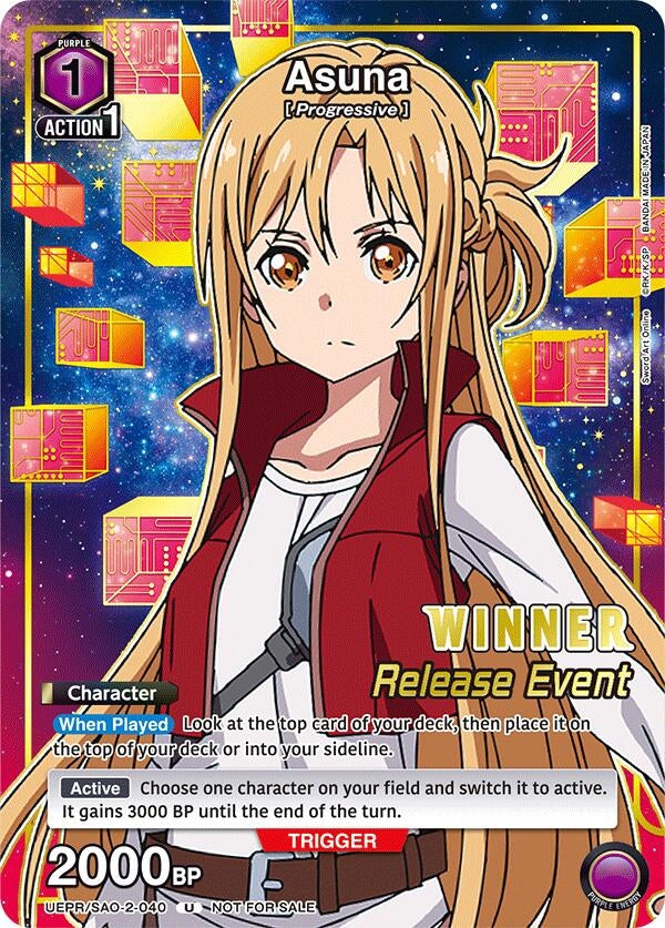 Image for Asuna (Release Event Winner) (UEPR/SAO-2-040) (UEX06BT_RE) - Union Arena