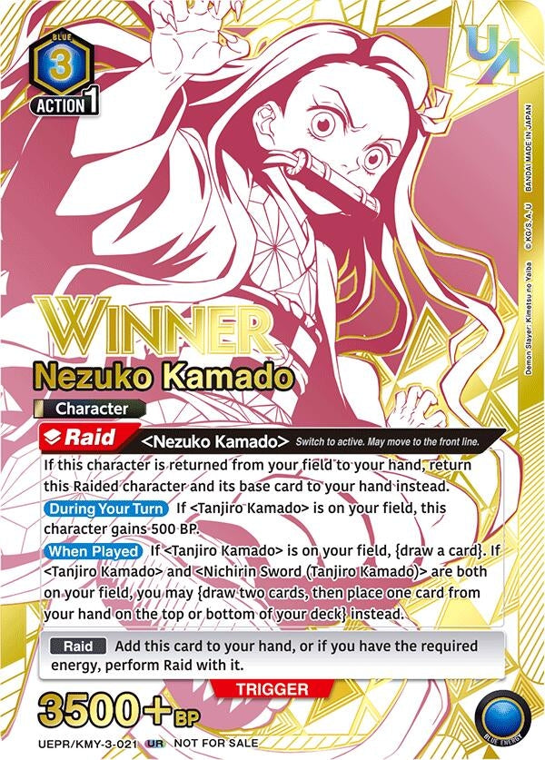 Image for Nezuko Kamado (021) (Winner) (UEPR/KMY-3-021) (UEPR) - Union Arena
