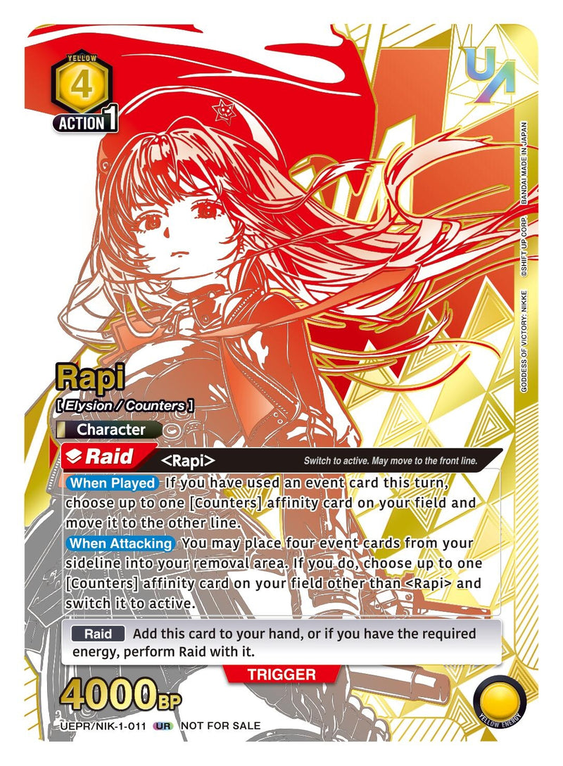Image for Rapi (011) (UEPR/NIK-1-011) (UEPR) - Union Arena