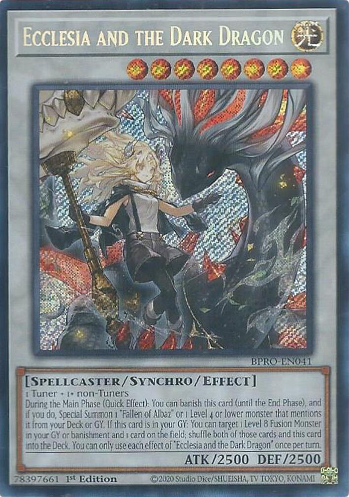 Ecclesia et le Dragon Sombre [BPRO-EN041] Secret Rare