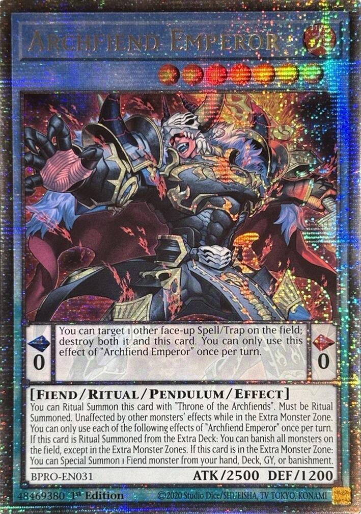 Empereur Archdémon (Starlight Rare) [BPRO-FR031] Starlight Rare