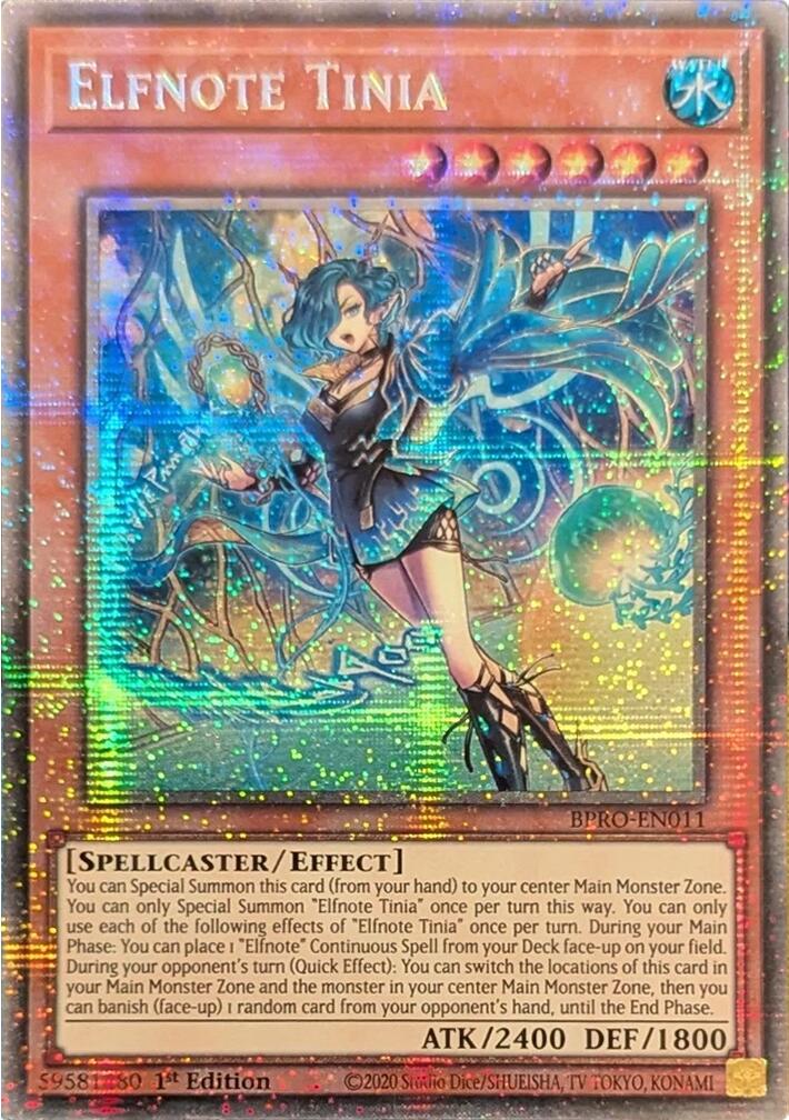 Elfnote Tinia (Rara Secreta Brillante) [BPRO-EN011] Rara Secreta Brillante
