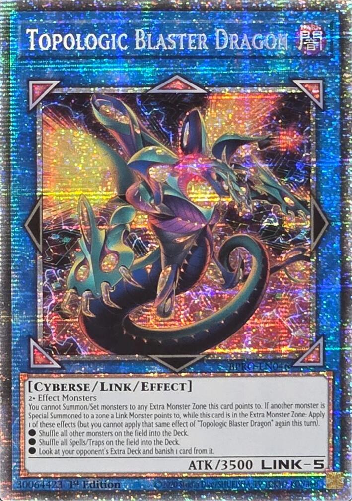 Dragón Bláster Topológico (Rara Secreta Estelar) [BPRO-EN046] Rara Secreta Estelar