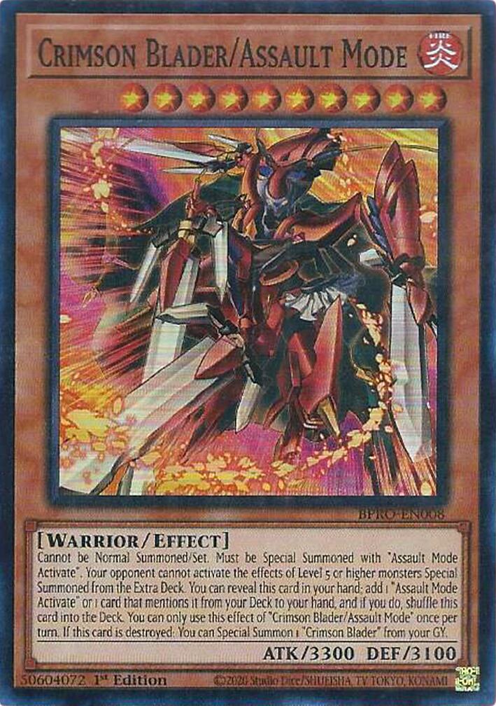 Épéiste Écarlate/Mode Assaut [BPRO-FR008] Super Rare