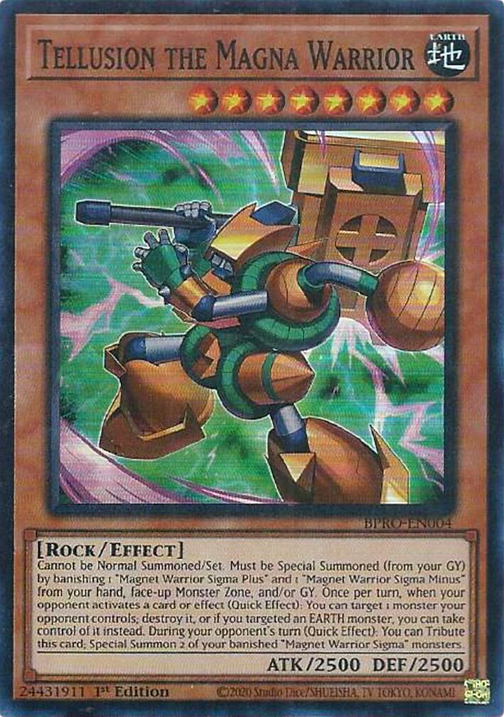 Tellurion el Gran Guerrero [BPRO-EN004] Súper Rara