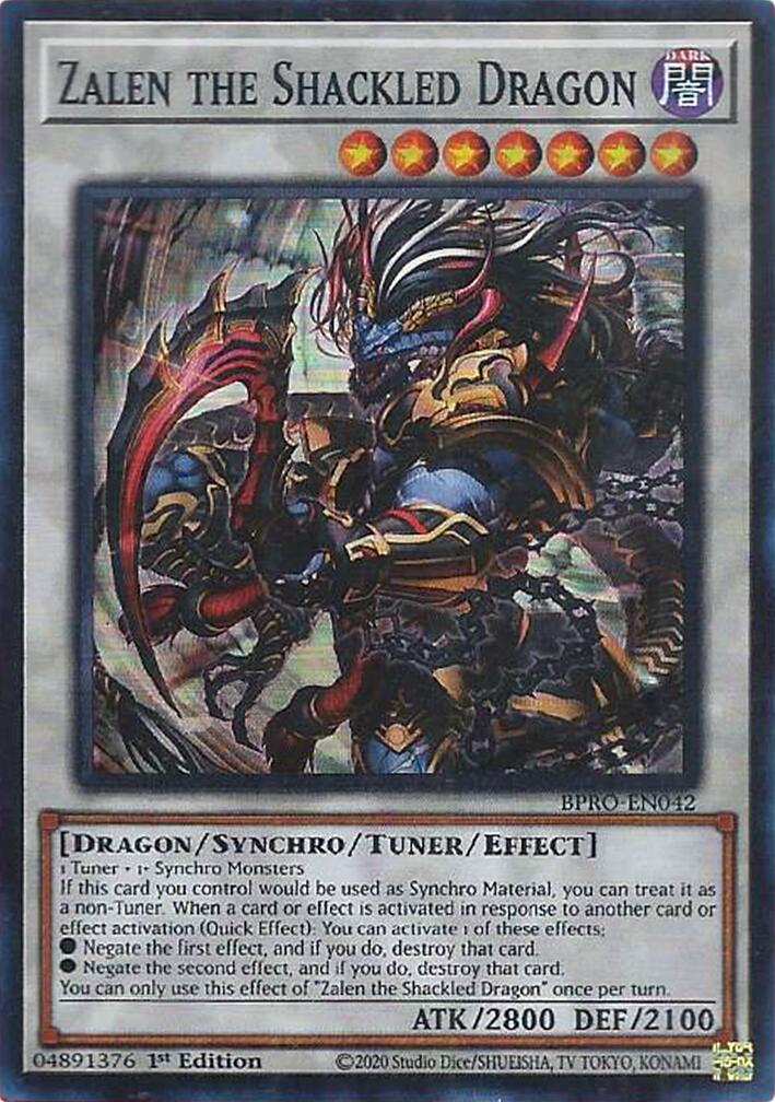 Zalen el Dragón Encadenado [BPRO-EN042] Super Rara