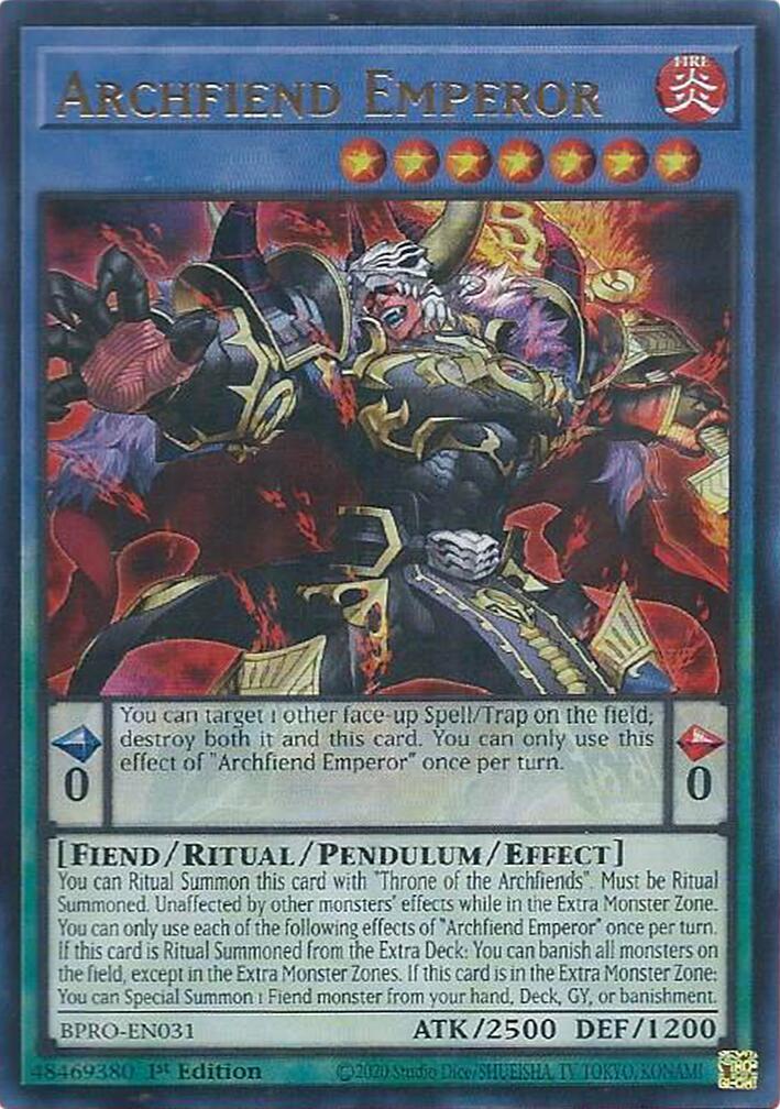 Empereur Démon Suprême [BPRO-FR031] Ultra Rare