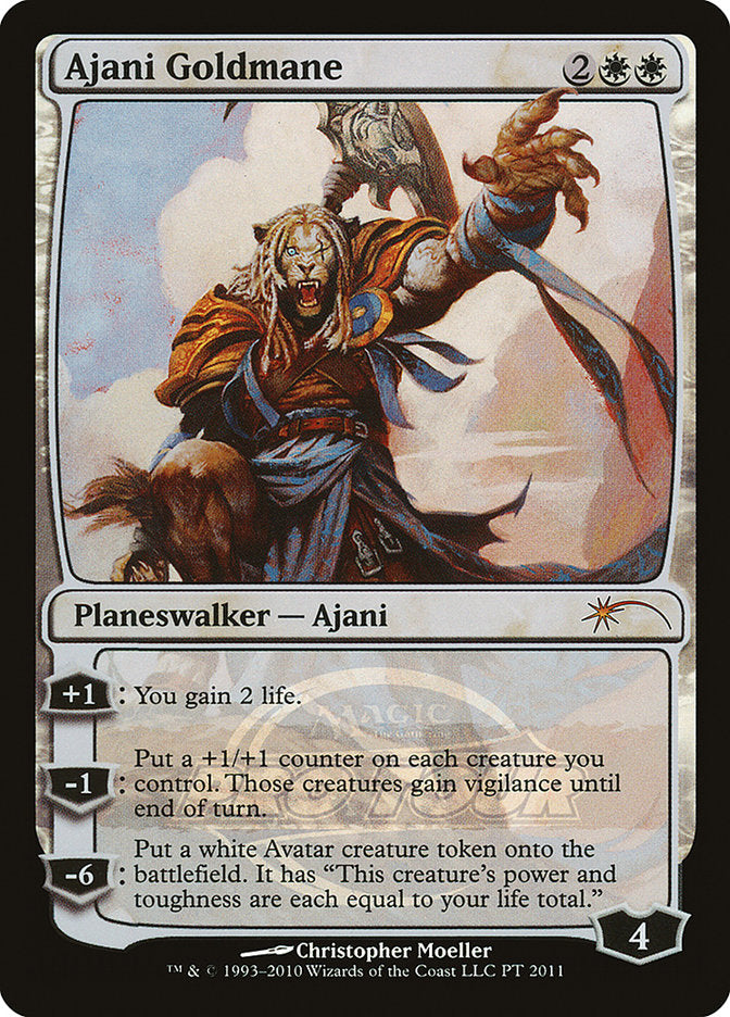 Ajani Goldmane (Pro Tour) [Promos del Pro Tour]