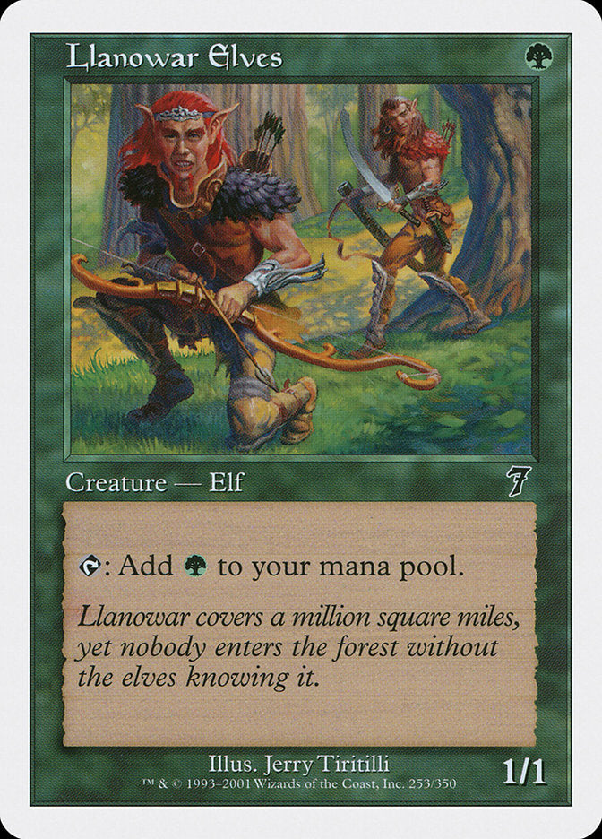 Llanowar Elves [Septième édition]