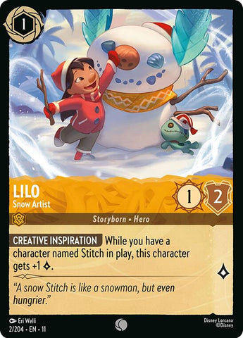 Lilo - Artista de la nieve (2/204) [Hechizo invernal]