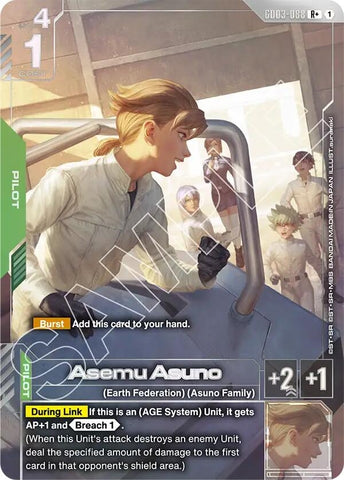 Image for Asemu Asuno (R+) (GD03-088) (GD03) - Gundam Card Game