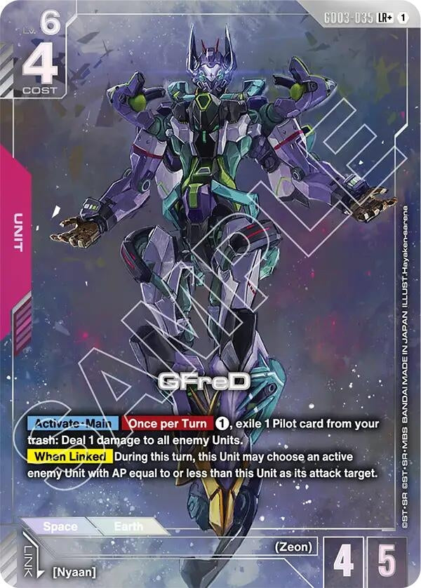 Image for GFreD (LR+) (GD03-035) (GD03) - Gundam Card Game