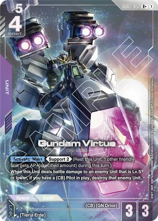 Image for Gundam Virtue (R+) (GD03-052) (GD03) - Gundam Card Game