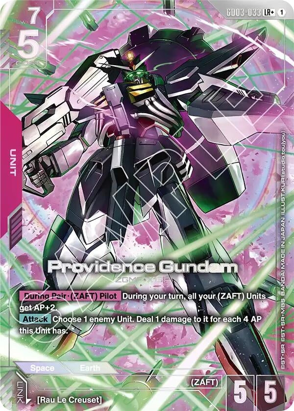Image for Providence Gundam (LR+) (GD03-033) (GD03) - Gundam Card Game