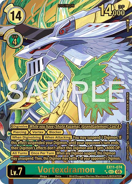 Vortexdramon [EX11-074] (Tirage rare) [Aube du libérateur]