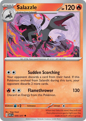 Salazzle (035/217) [Méga-Évolution : Héros Ascendants]
