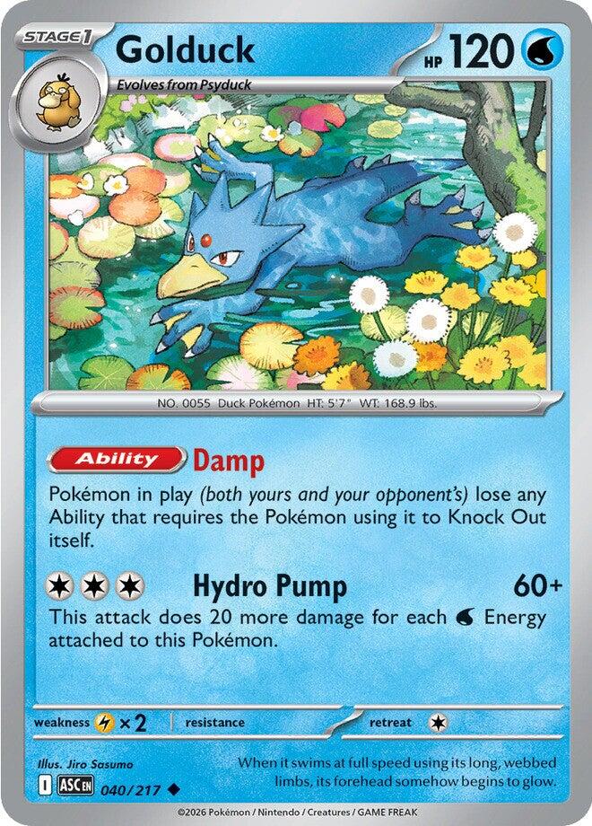 Golduck (040/217) [Méga-Évolution : Héros Ascendants]