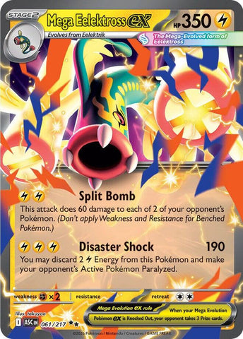 Mega Eelektross ex (061/217) [Megaevolución: Héroes Ascendidos]