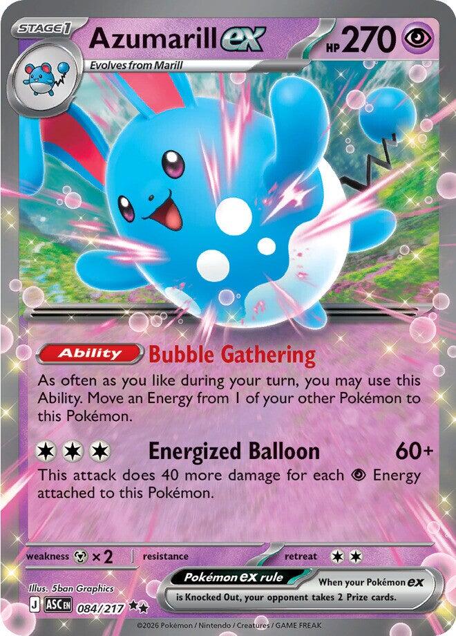 Azumarill ex (084/217) [Méga-Évolution : Héros Ascendants]