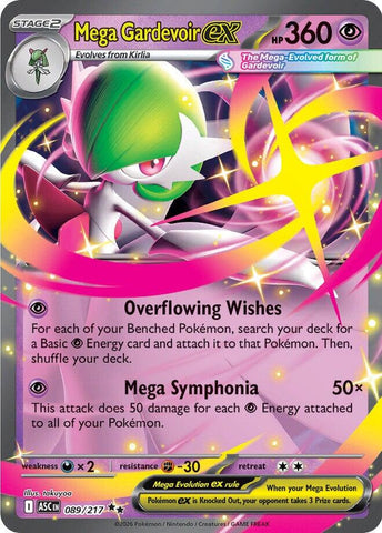 Méga-Gardevoir-EX (089/217) [Méga-Évolution : Héros Élevés]