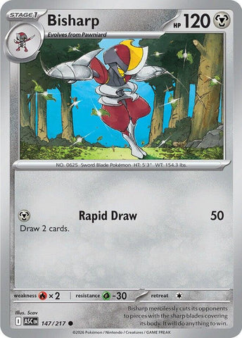 Bisharp (147/217) [Megaevolución: Héroes Ascendidos]