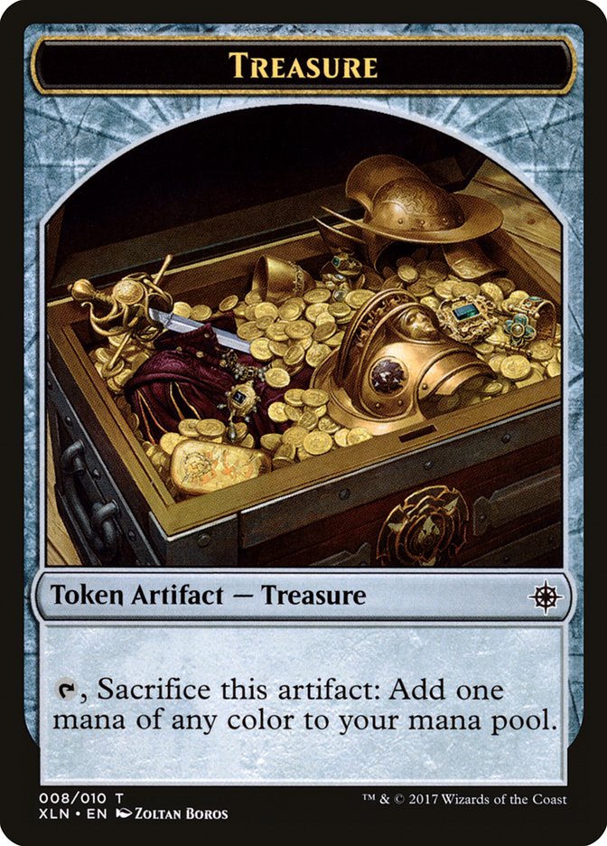 Vampiro // Tesoro Ficha de dos caras [Ixalan Tokens]