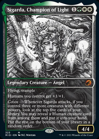 Sigarda, campeona de la luz (Exposición) [Innistrad: Cacería de medianoche]