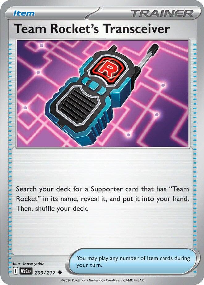 Émetteur-Récepteur de la Team Rocket (209/217) [Méga-Évolution : Héros Ascendants]