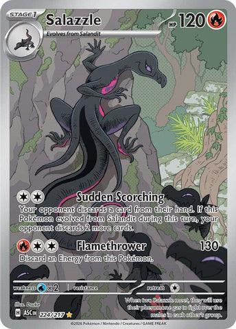 Salazzle (224/217) [Méga-Évolution : Héros Ascendants]