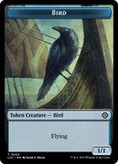 Oiseau // Ondin (0003) Jeton recto-verso [Tokens de Commander Les Cavernes oubliées d'Ixalan]